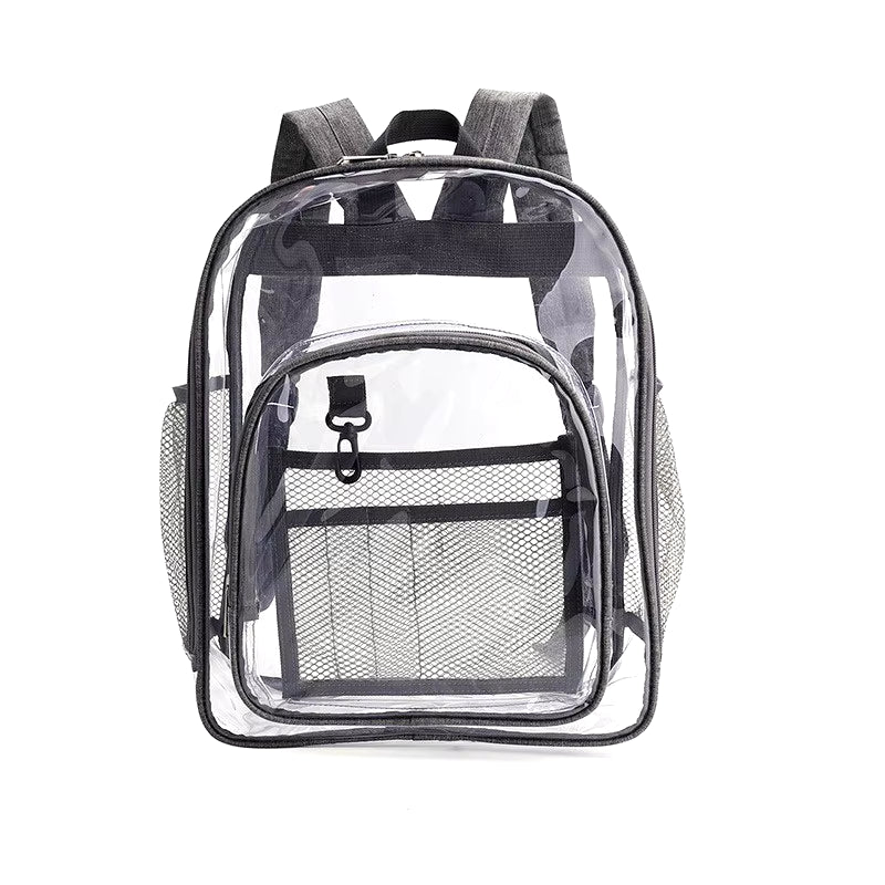 Backpack Waterproof Transparent School Bag Girl Large Capacity Backpack Solid Clear Backpack Men Fashion Transparent Plastic Bag