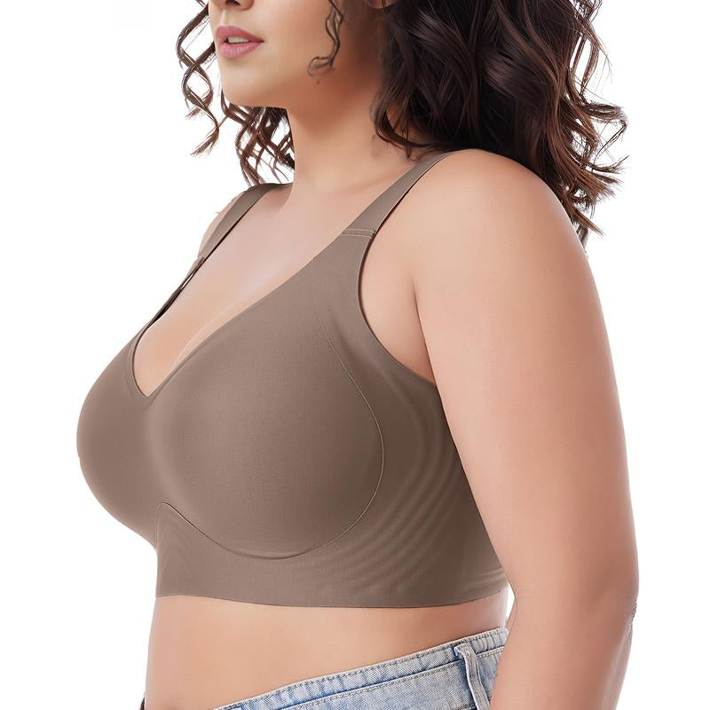 Seamless Bras for Women Wireless T-Shirt Bra plus Size Bralette with Removable Pad Comfort Womenswear Comfortable