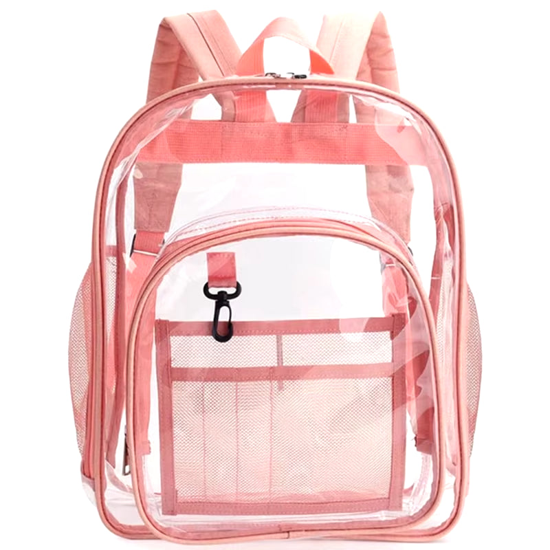 Backpack Waterproof Transparent School Bag Girl Large Capacity Backpack Solid Clear Backpack Men Fashion Transparent Plastic Bag