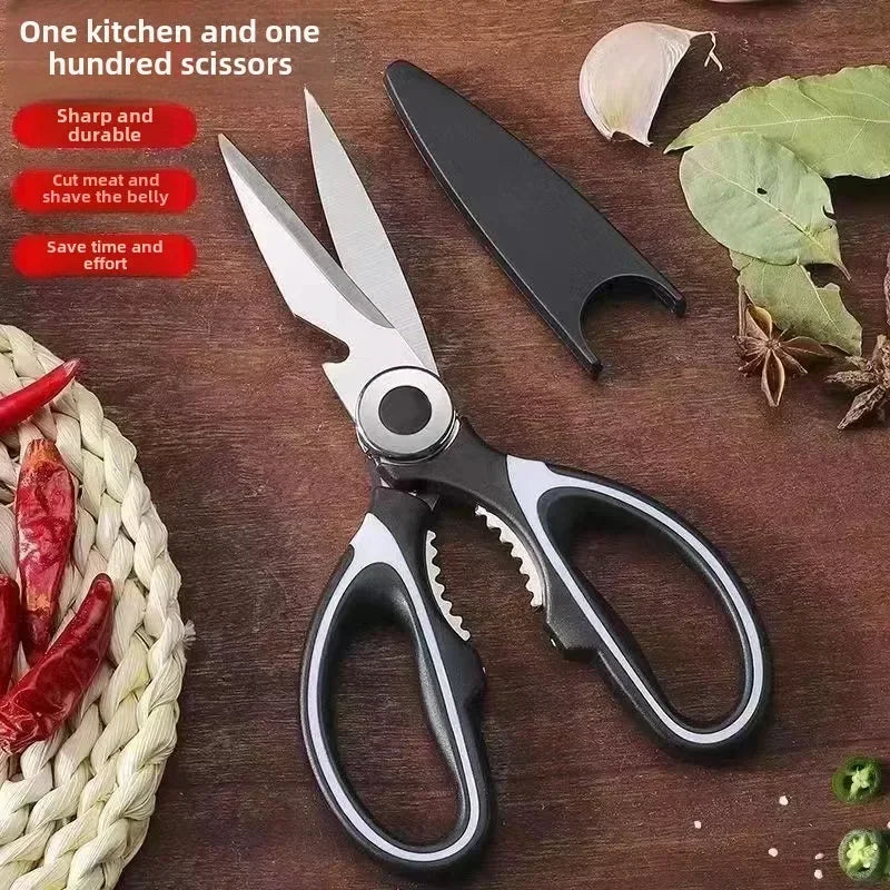 Kitchen Scissors Multipurpose Fish Slicing Knife Special Scissors for Cutting Chicken Meat Knives Accessories Dining Bar Home