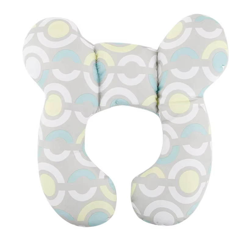 Toddler Baby Pillow Car Seat Head Neck Pillow Soft Neck Support Pillow Newborn Children U Shape Headrest Protection Cushion