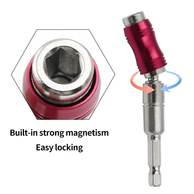 1/4 "Hex Magnetic Ring Screwdriver Bits Drill Hand Tools Drill Bit Extension Rod Quick Change Holder Drive Guide Screw Drill Tip